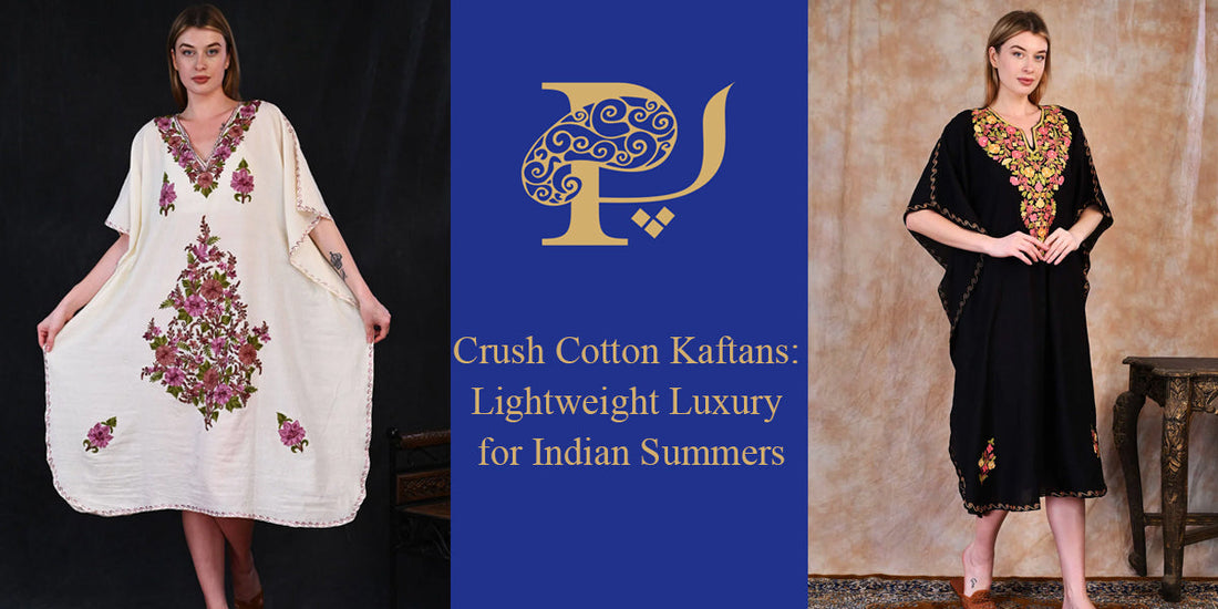 Crush Cotton Kaftans for Indian Summers | PashminaParadise