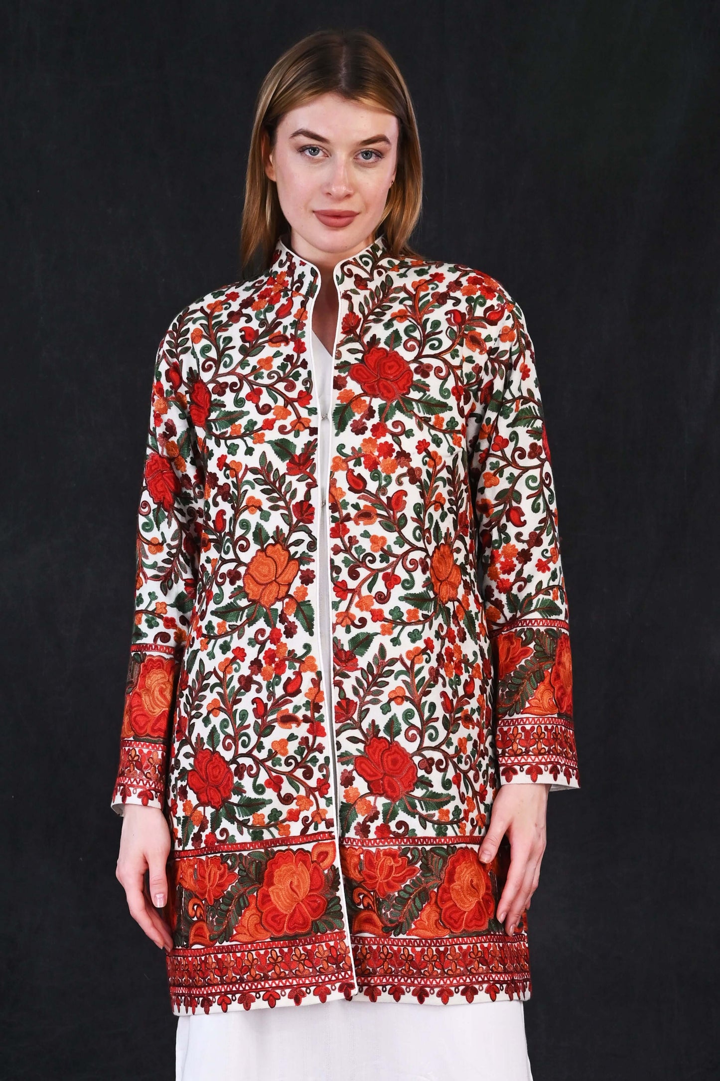 Ari Jama Jacket – Ivory Garden