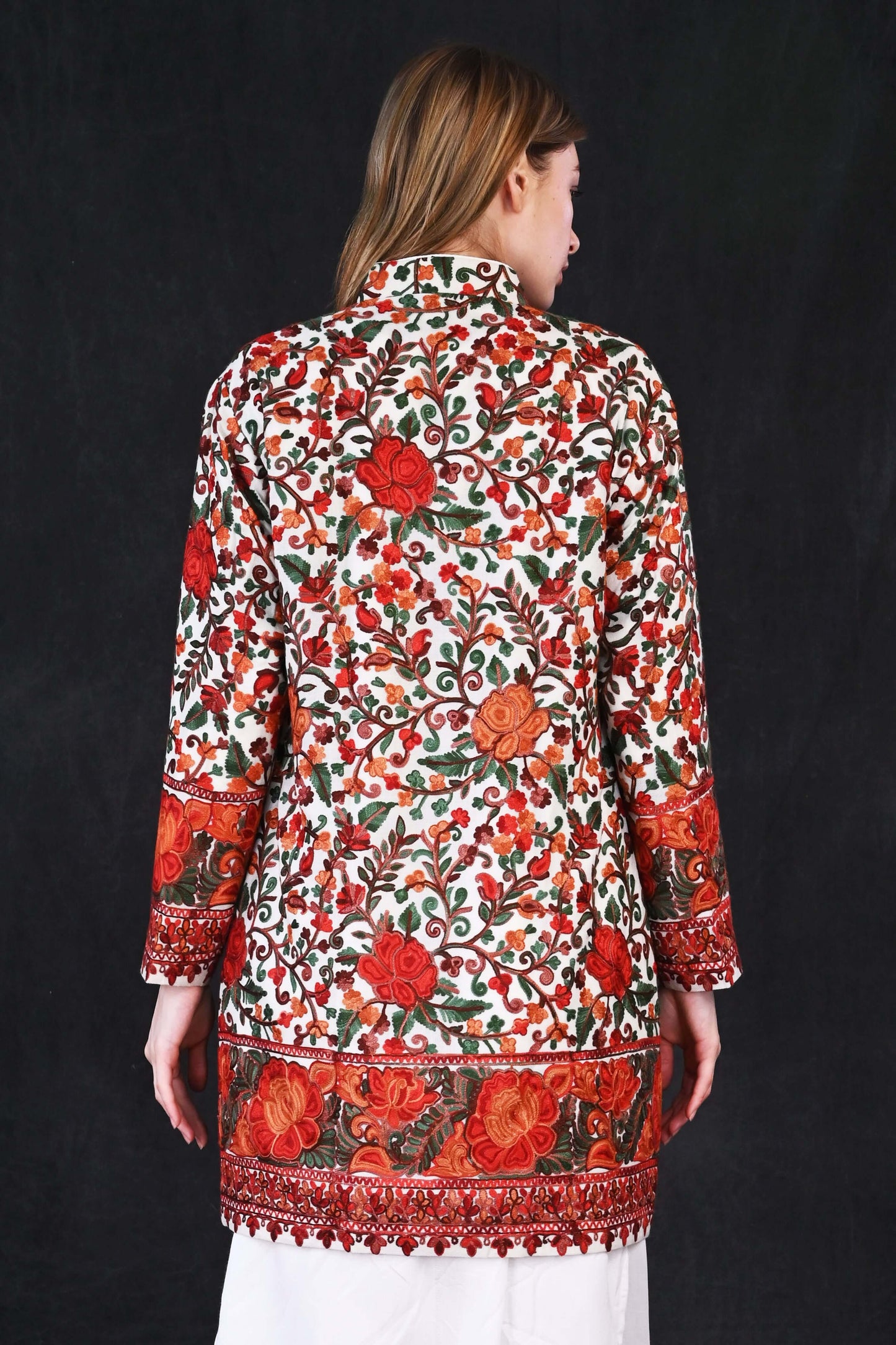 Ari Jama Jacket – Ivory Garden