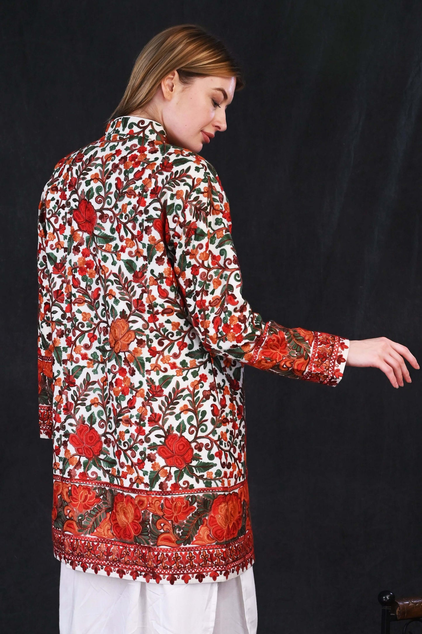 Ari Jama Jacket – Ivory Garden